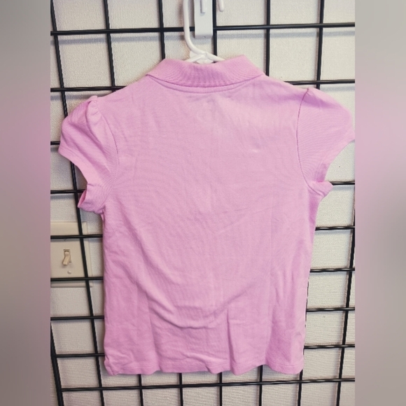 The Children’s Place Girls Ruffle Pique Polo - Sparklpink Size Medium 7/8 - Picture 4 of 5